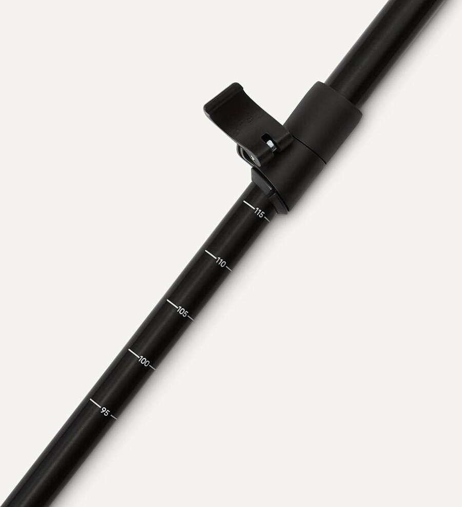 Exogio Black Trekking Poles with Quick Lock