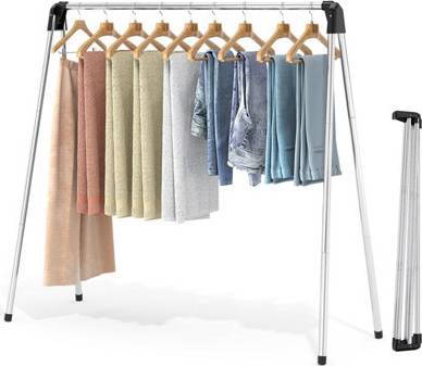 Portable clothes dryer B&Q Portable Clothes Drying Rack Foldable Laundry Needed