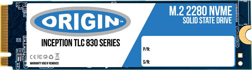Origin Storage Inception SSD 512GB NVMe M.2 3D TLC