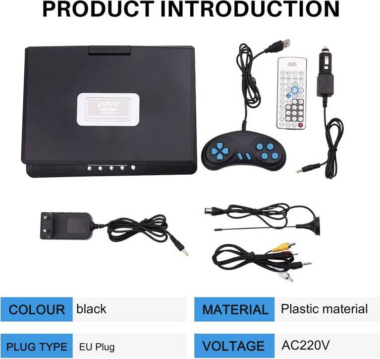 Portable dvd player Typecat 9.8 Inch Portable Car DVD Player