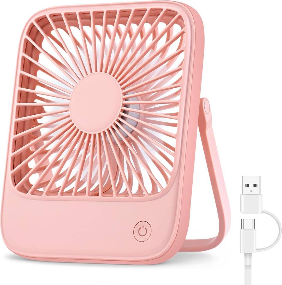 USB Desk Fan Small Desktop Table Cooling