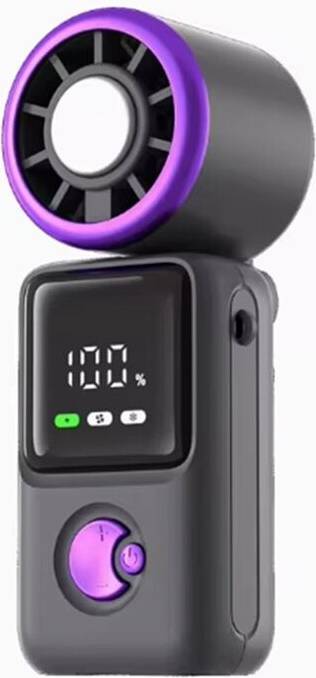 Portable Handheld Fan with LED Display