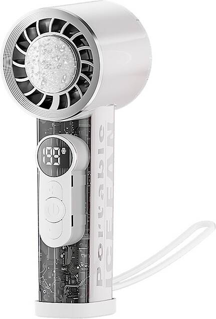 Rechargeable Handheld Mini Fan With 5 Speed Settings