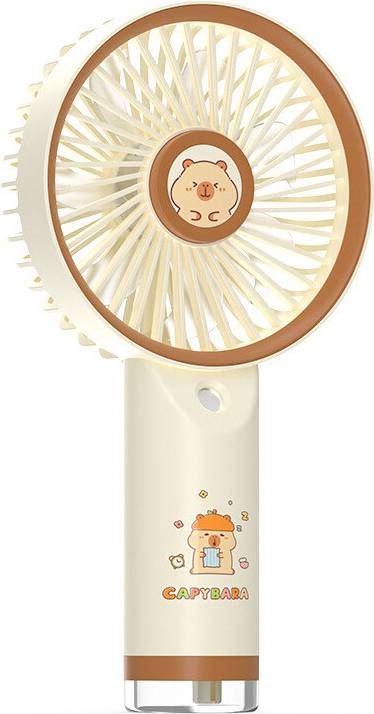 Mist Compact Capybara Fan With Rechargeable Battery