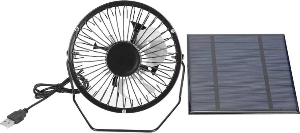 Portable Solar Powered Fan