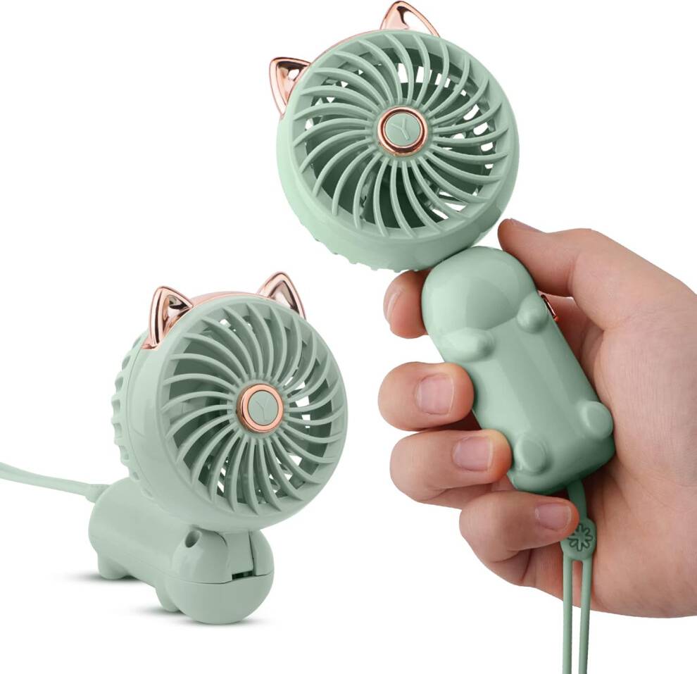 Portable Mini Foldable Fan With Rechargeable Battery