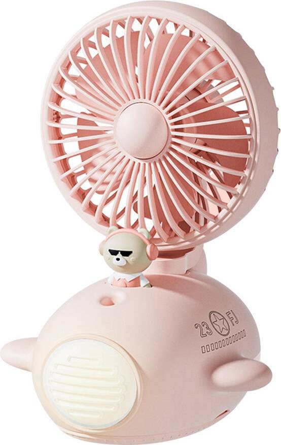 Portable Mini Handheld Fan With Night Light