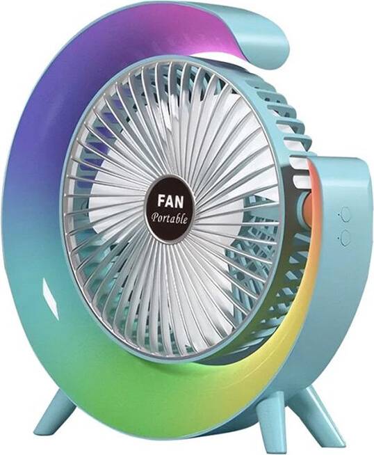 Tlily Portable USB Rechargeable LED Fan
