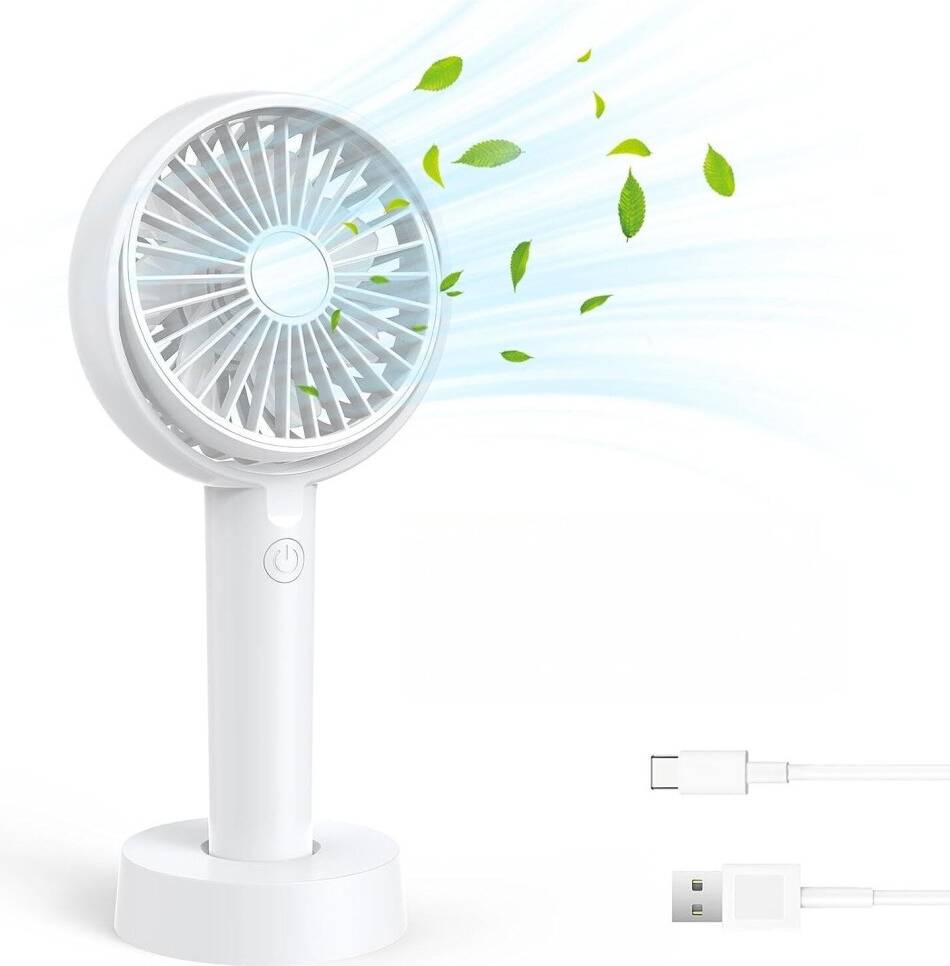 Tianfu Portable Mini Hand Fan With Adjustable Base