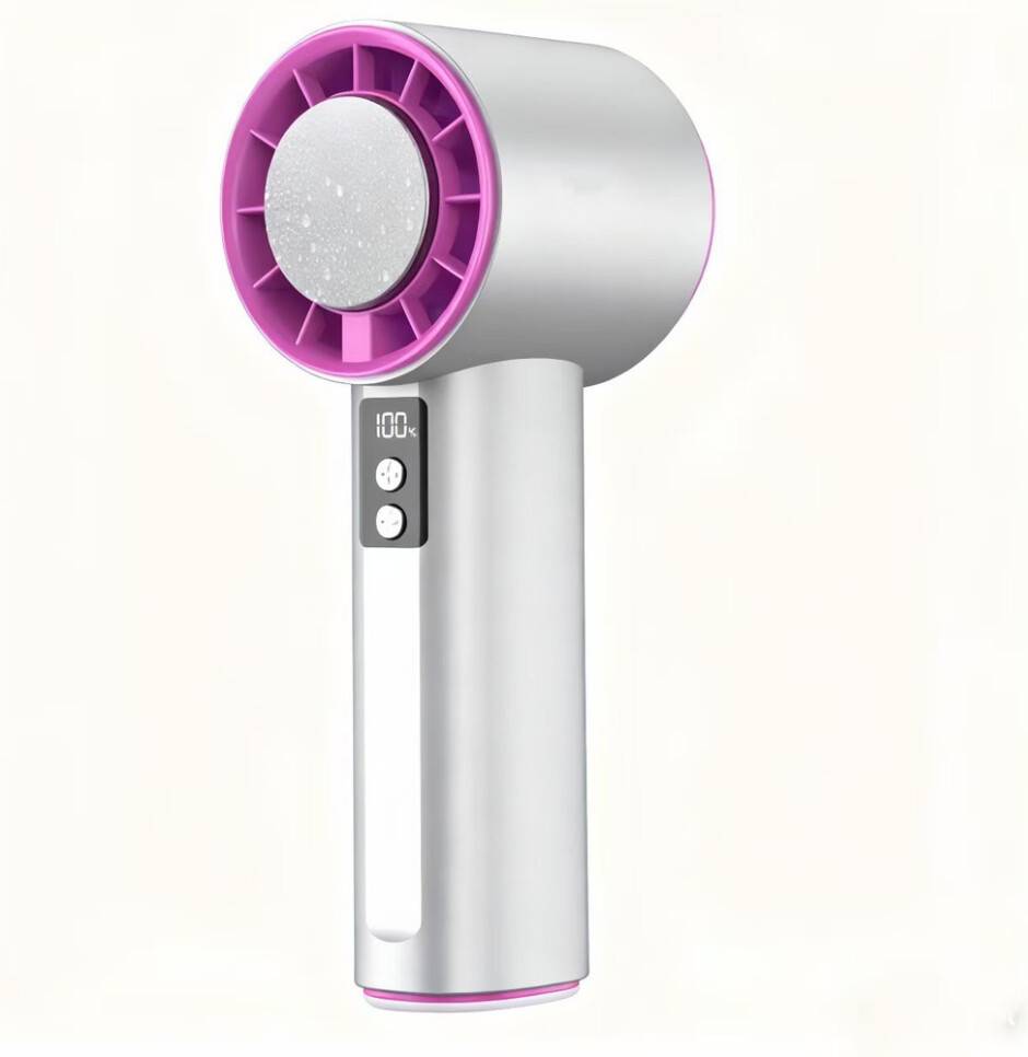 Rechargeable Handheld Fan With Cooling