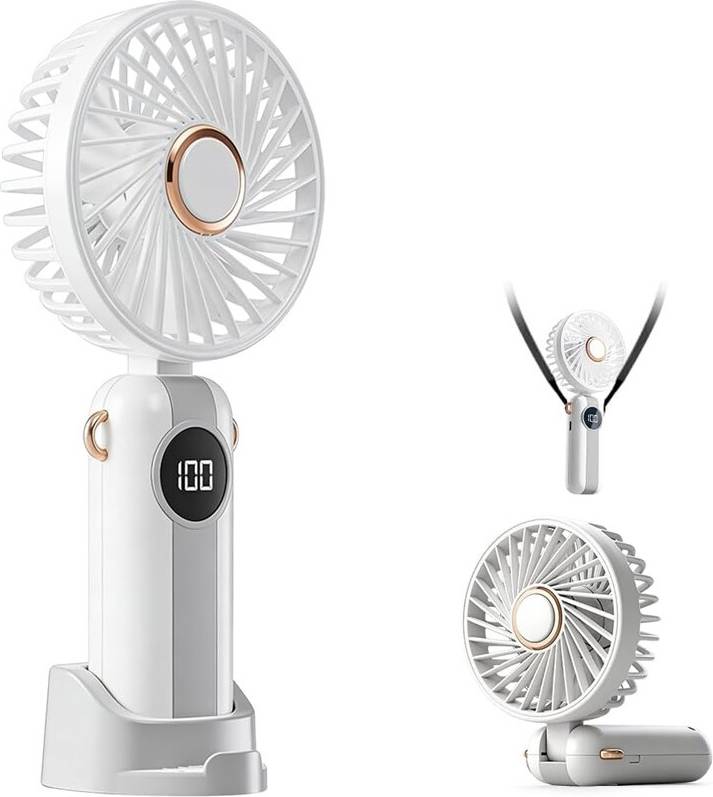 Portable Handheld USB Rechargeable Desk Fan