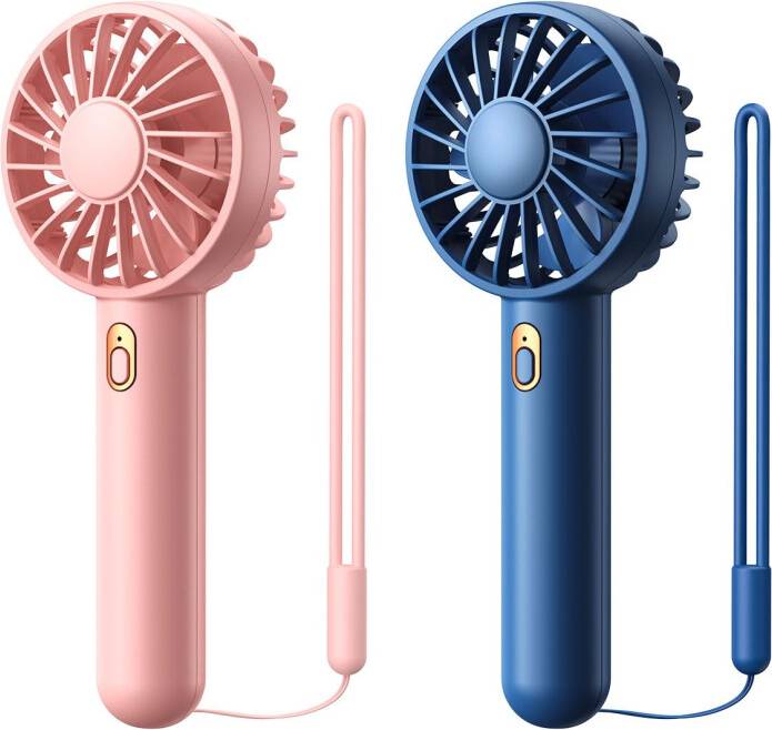 2 Pack Mini Portable Handheld Fan