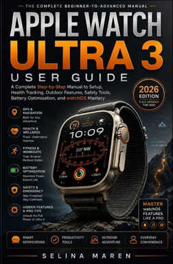 Apple watch ultra 3 Smartwatch User Guide Apple Watch Ultra 3
