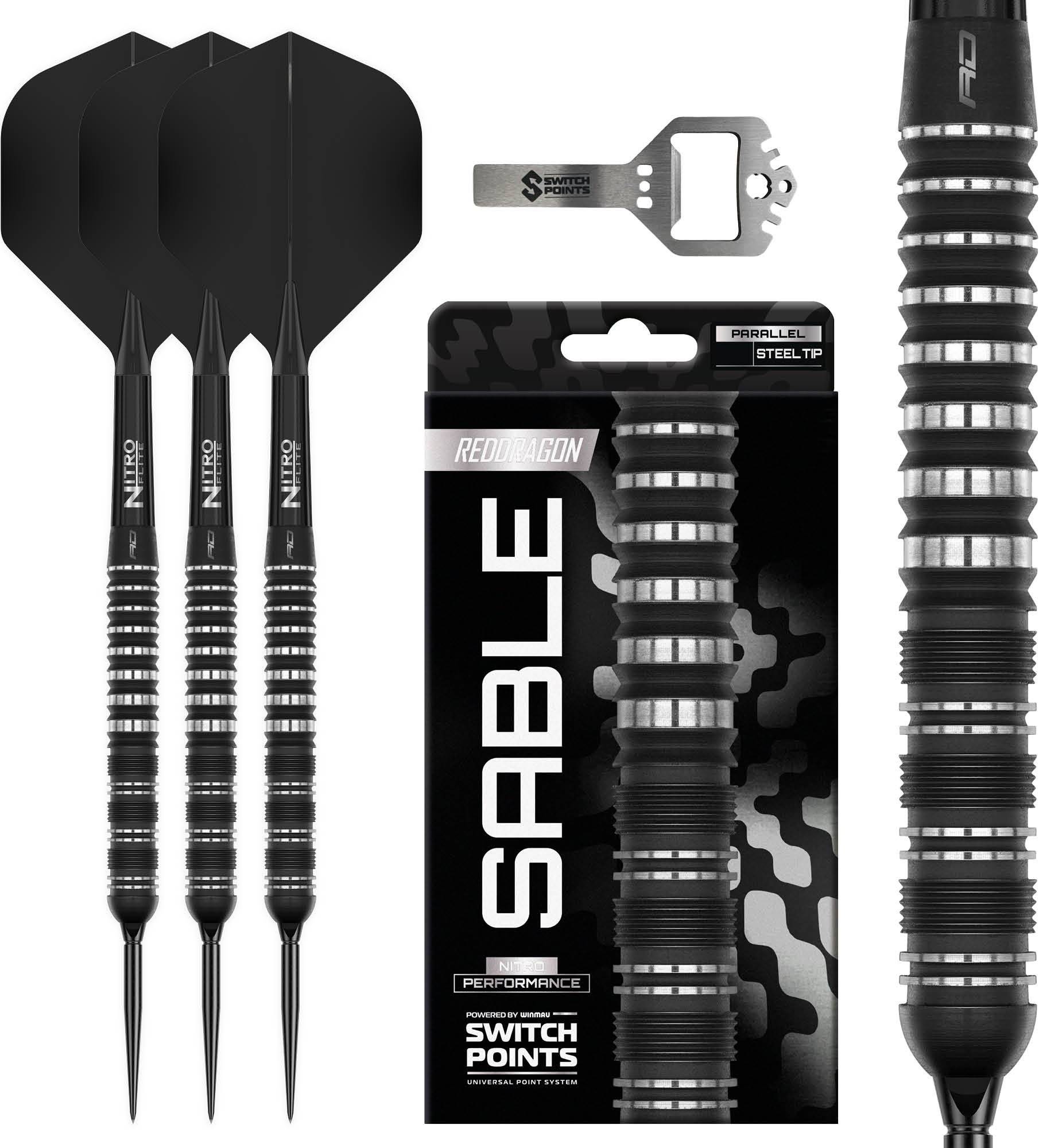 Red Dragon Sable 01 90% Parallel Switch Point Darts