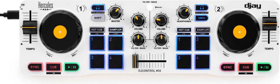 Hercules djcontrol Hercules DJControl Mix Compact DJ Controller