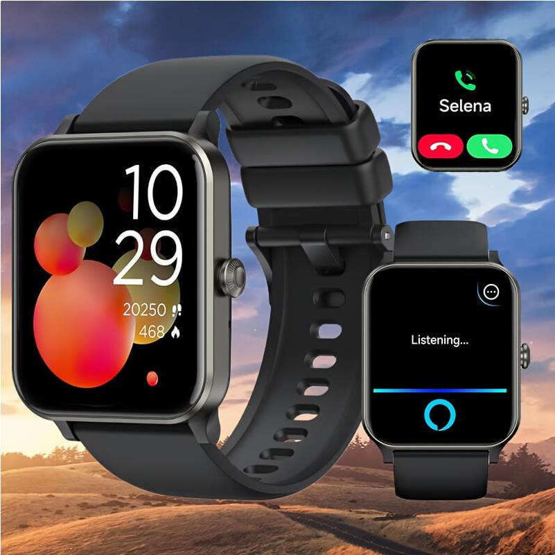 Smart Sports Watch with Square HD Display