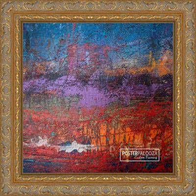 Picture frame CustomPictureFrames Square Contemporary Gold Picture Frame Photo Frame