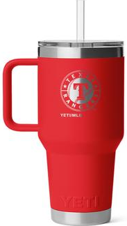 Yeti Texas Rangers 35oz Rambler 2.0 Straw Mug