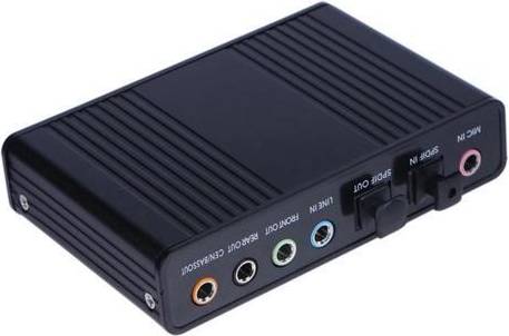 Sound interface External Sound Card USB 6 Channel