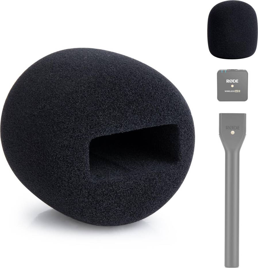 Mic Cover Foam Rode Wireless Go II