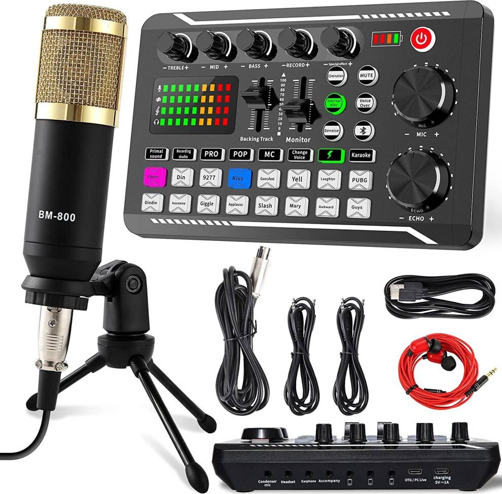 Allwin Streaming Microphone Podcast Starter Kit