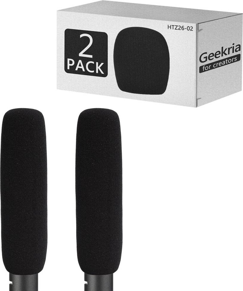 Rode microphone Geekria Foam Windscreen for RODE VideoMic Microphone