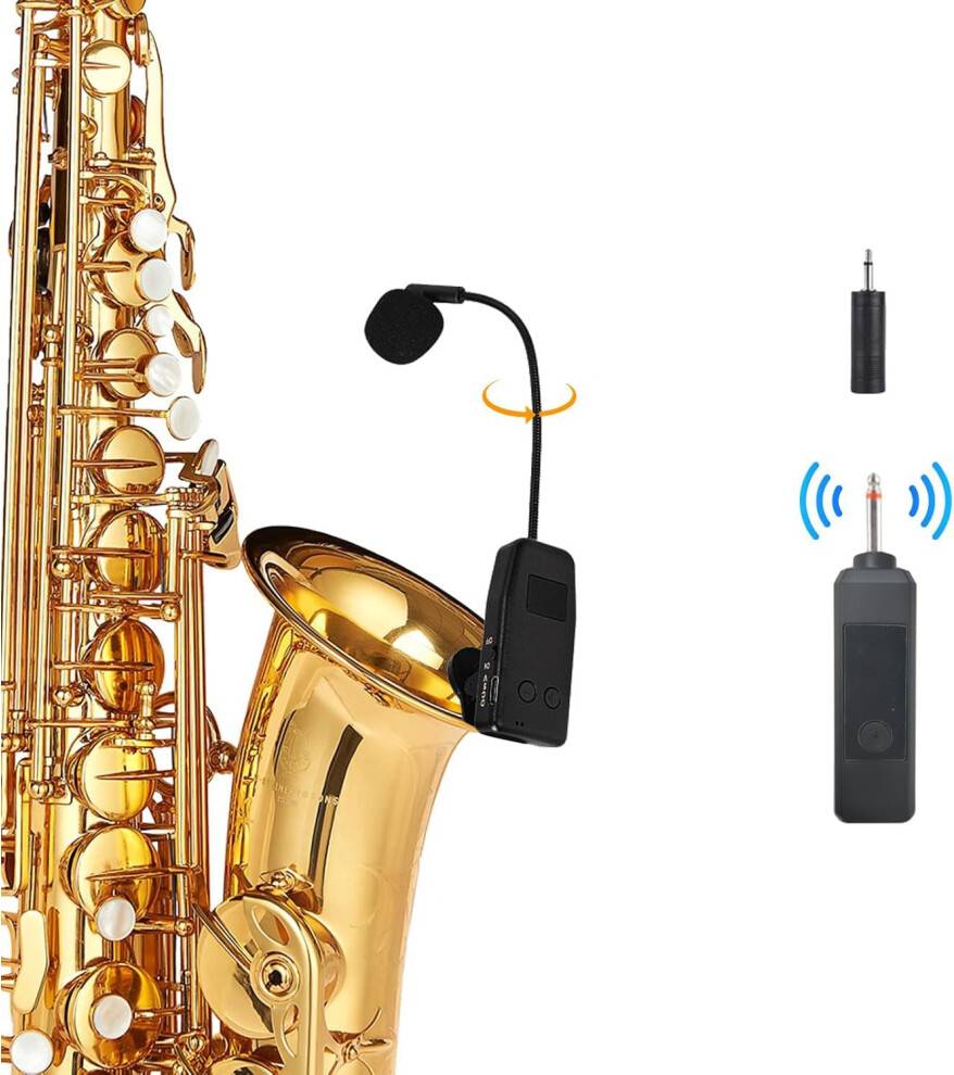 Wireless Saxophone Microphone System