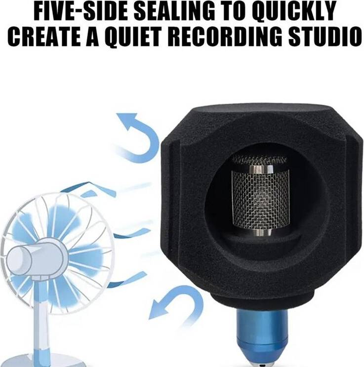 Mic Isolation Shield Filter Wind Shield