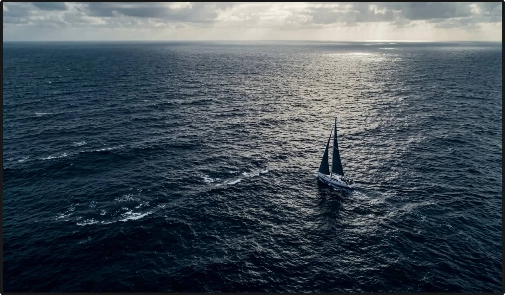 Projektorduk 80 tum Celexon Darkvision ALR Premium Plus Ramskärm SlimFrame Velvet