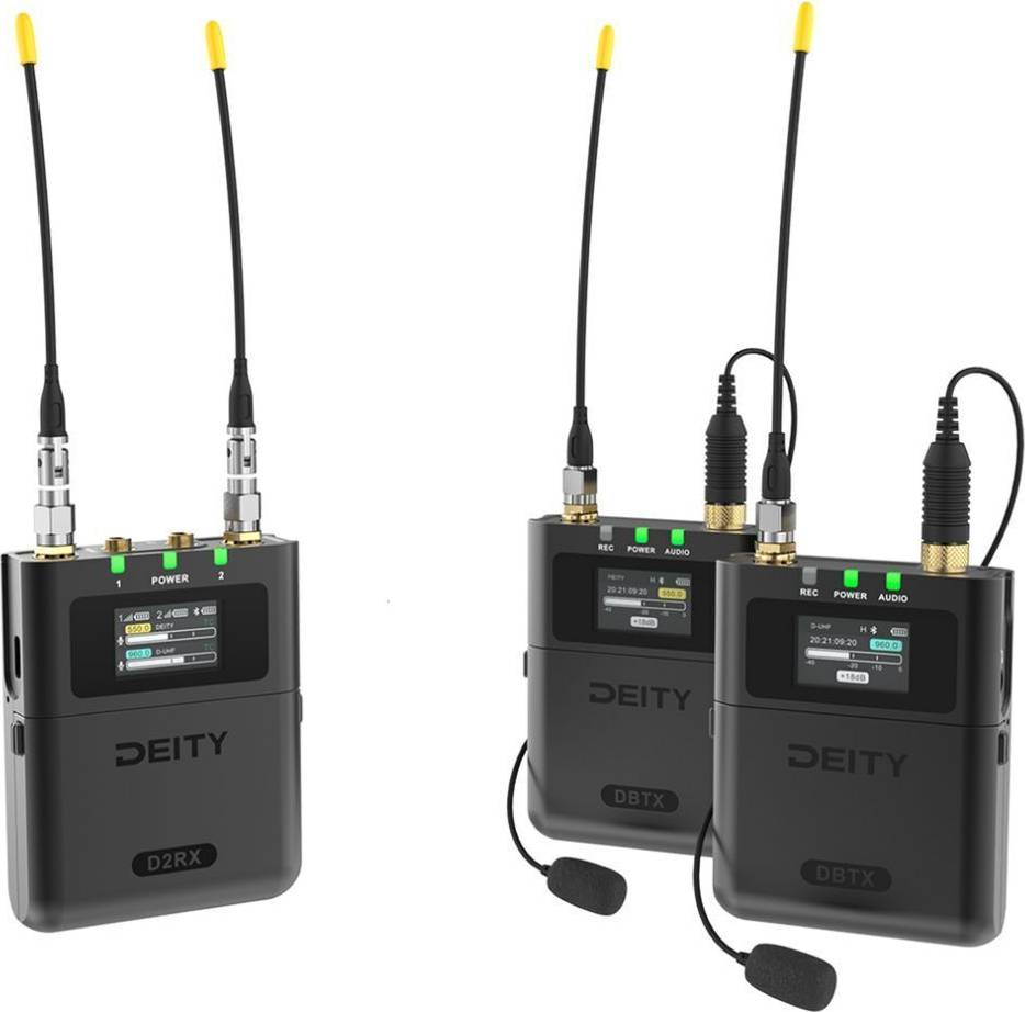 Deity THEOS Dual-Channel Digital Wireless UHF Microphone System