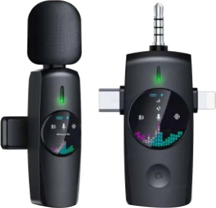 Wireless Lavalier Microphone System 2 Channel