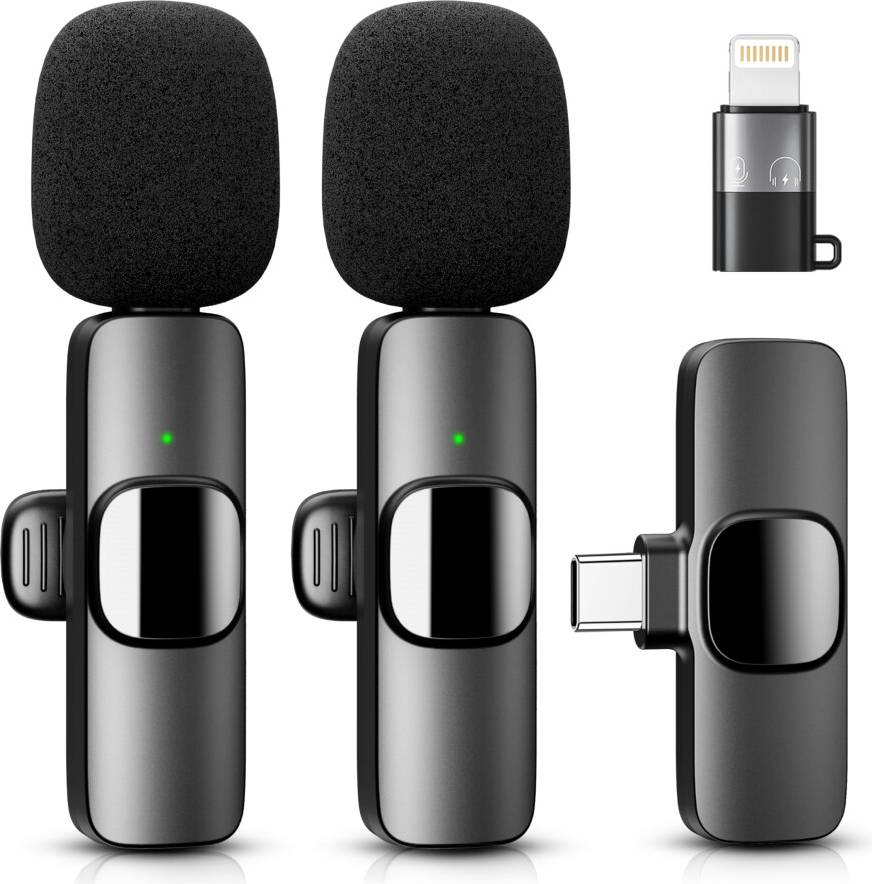 Phone mic Wireless Lavalier Microphone Android Phone