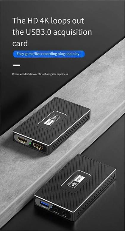 Capture card 4K HD Video Capture Card USB3.0