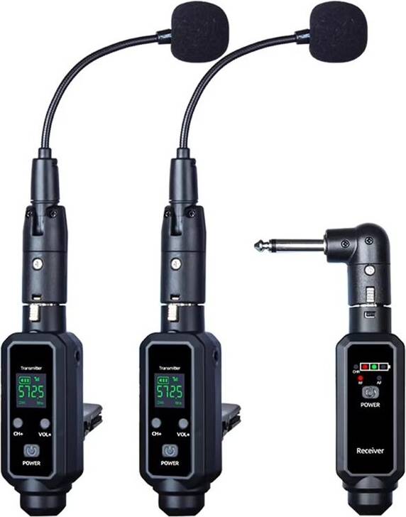 Torribaly UHF Wireless Saxophone Microphone System