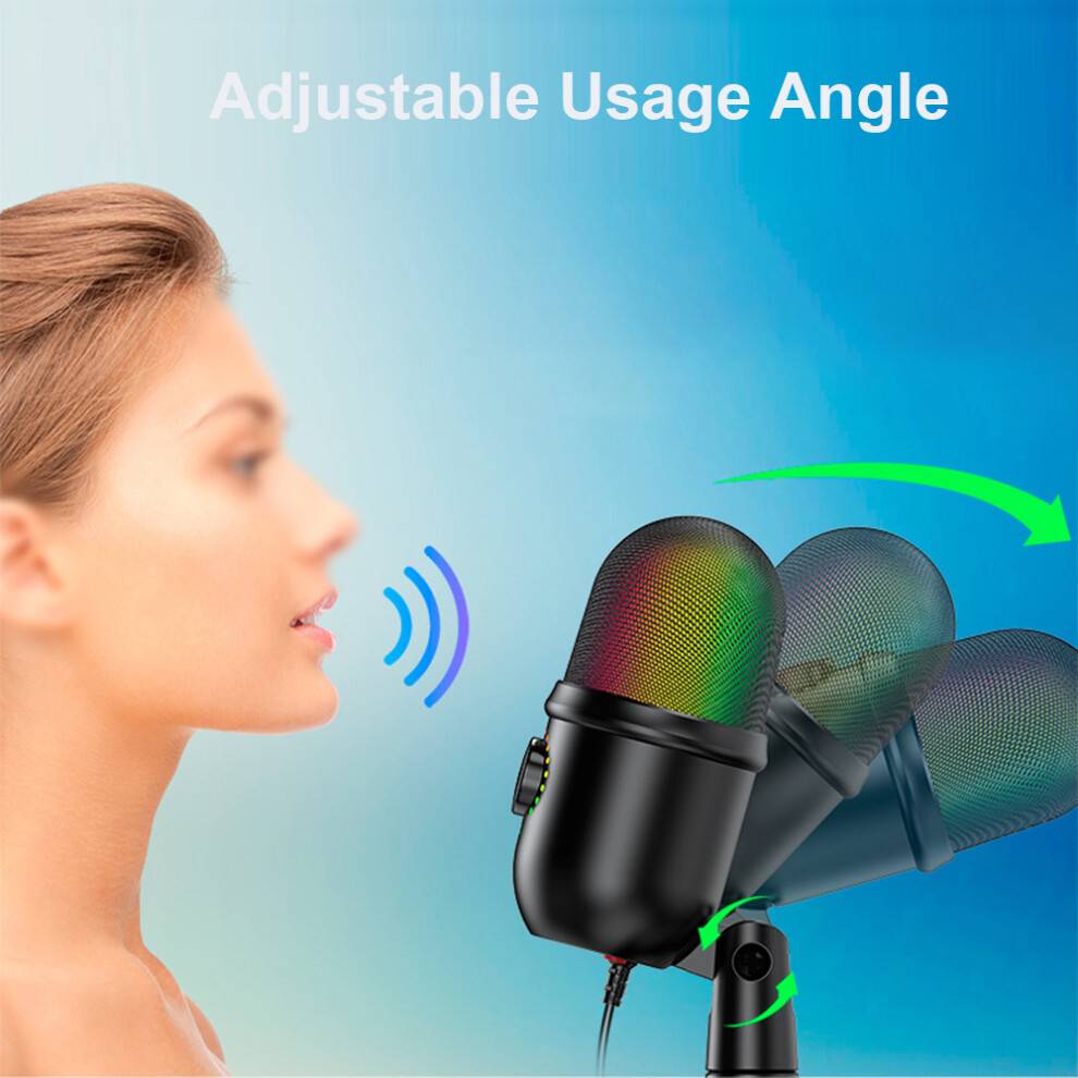 RGB Condenser USB Mic Cardioid