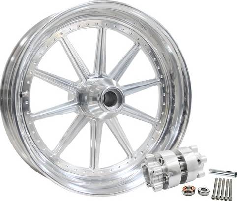 Front Wheel Rim Silver Aluminum