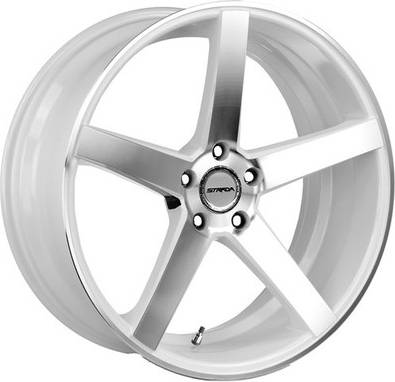 Strada Sf35 Perfetto White Machined Wheel Rim