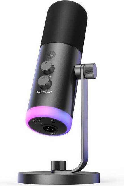 Dynamic microphone RGB Dynamic Microphone with Stand