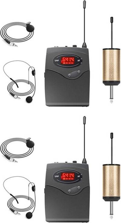 Wireless Microphone System Set