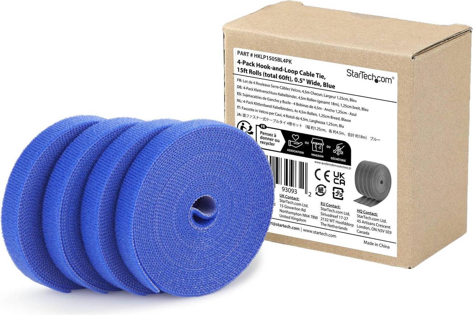 StarTech Cable Tie Roll Hook Loop