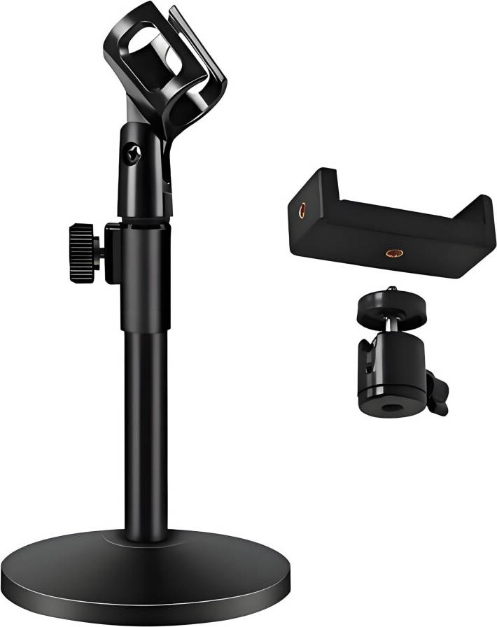 3 in 1 Multi Function Desktop Microphone Stand