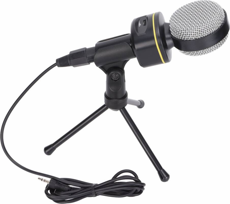 Portable Condenser Microphone With Splitter