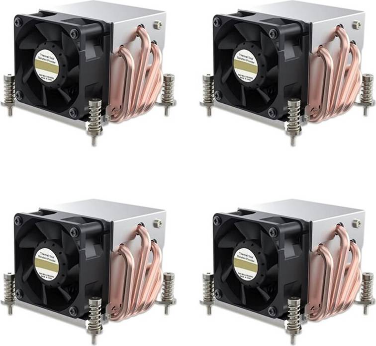 4X LGA2011-R63 Cooler 150W Radiator