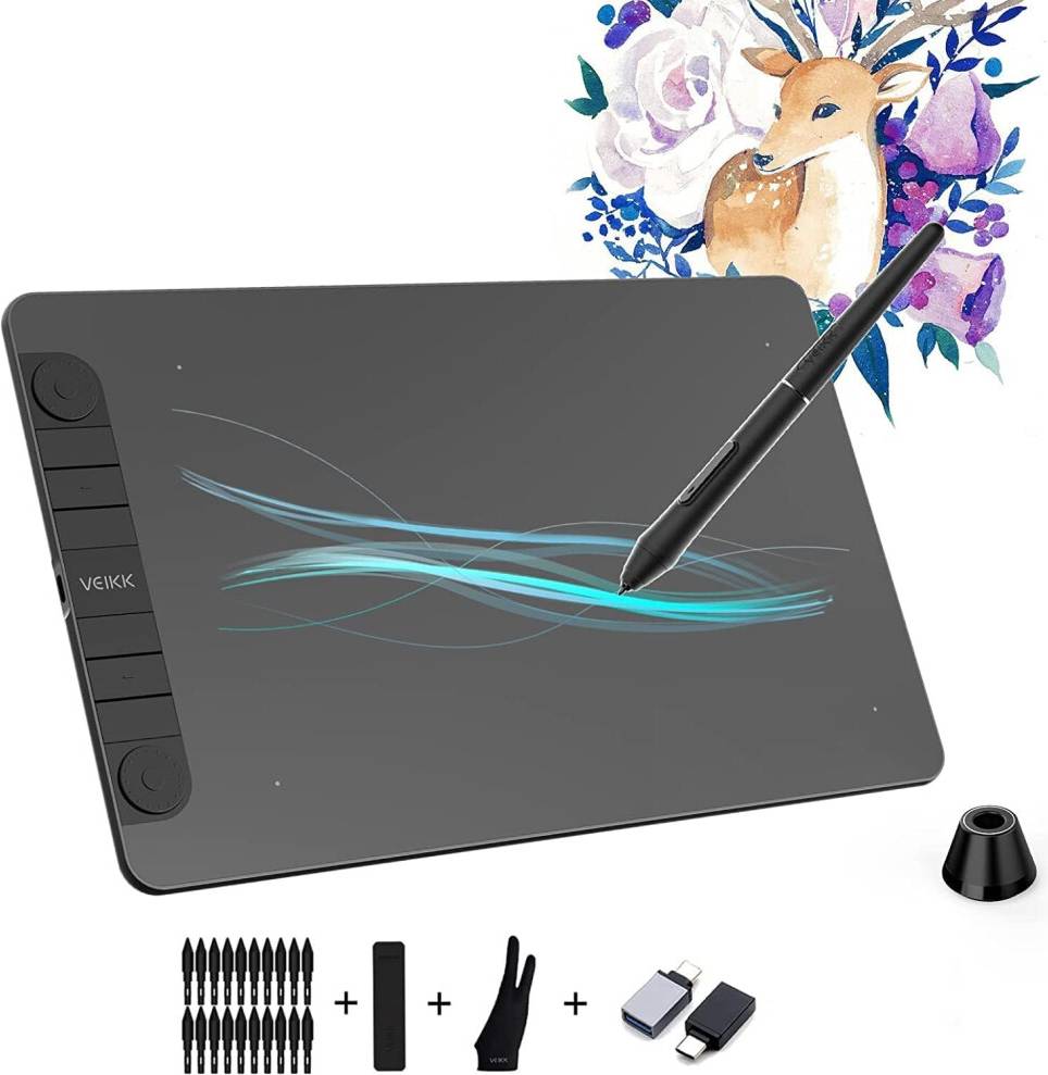 VK1060Pro Graphics Tablet 10 x 6 Inch