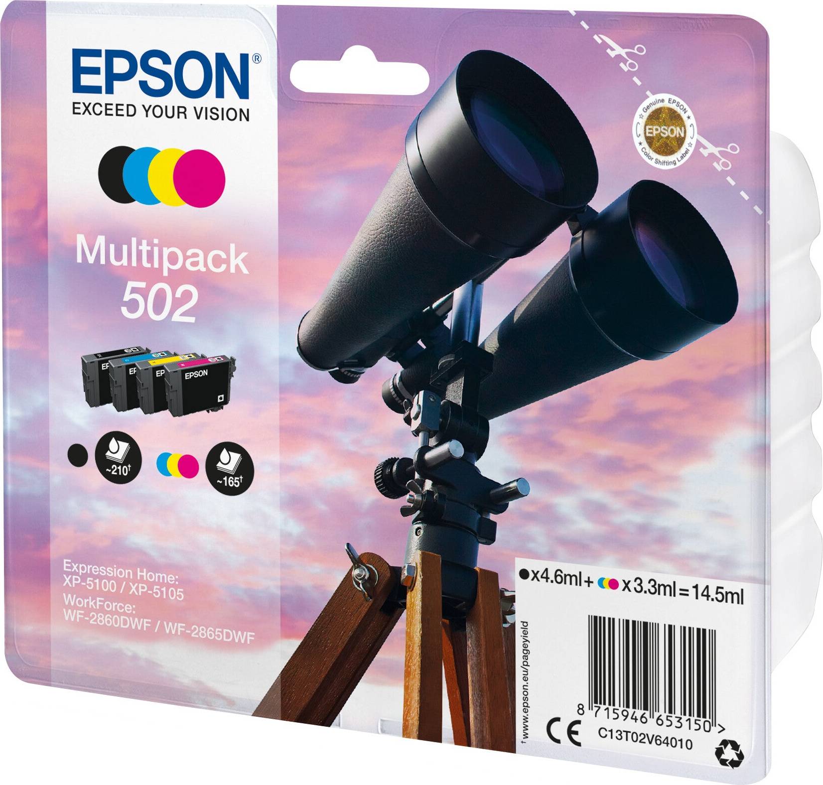 Epson Multipack 4-Colours 502 Ink
