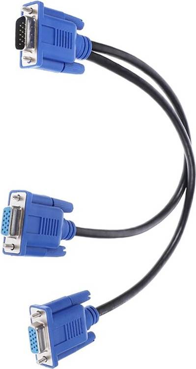 VGA Splitter Dual Monitor Kabel