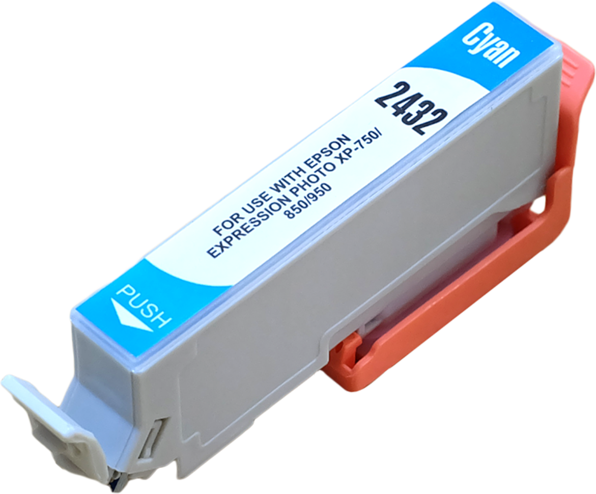 Compatible Epson Expression Photo XP-960 Cyan Ink Cartridge