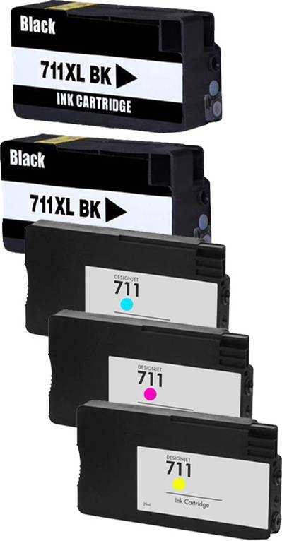 999inks Compatible HP DesignJet T525 Printer Ink Cartridges Multipack - Multicolor