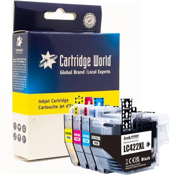 Cartridge World Compatible Brother LC422XLVAL Ink Value Pack