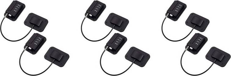 Combination lock 6 Pack Refrigerator Lock Combination